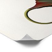 Red Calles Lilies Lily Blume Art Pseudonym Poster (Ecke)