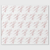 Red Calligrafy Script Es ist ein wunderbares Leben Geschenkpapier (Flach)