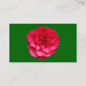 Red Camelia II - Grass Green Visitenkarte (Rückseite)