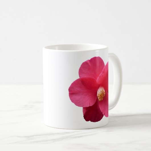 Red Camelia Kaffeetasse (VorderseiteRechts)