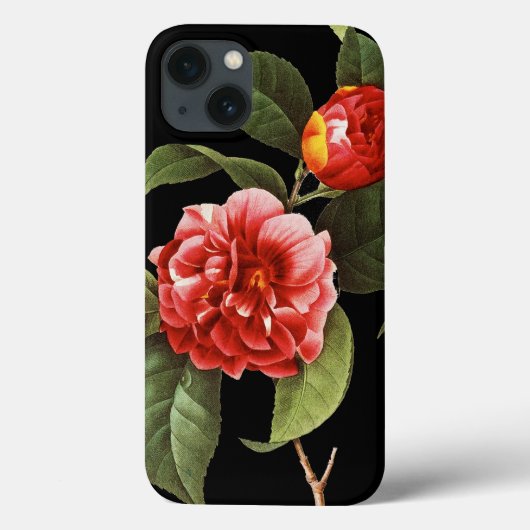 Red Camellia 1833 Case-Mate iPhone Hülle (Rückseite)