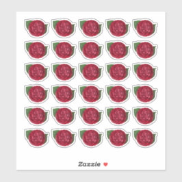 Red Camellia Aufkleber