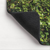 Red Camellia Bush Mousepad (Ecke)