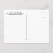 Red Camellia Postkarte (Rückseite)