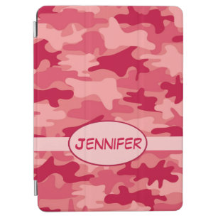 Red Camouflage Camouflage Name Personalisiert iPad Air Hülle