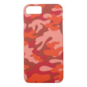 Red Camouflage Case-Mate iPhone Hülle (Rückseite)