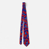 Red Camouflage in Blue Krawatte (Rückseite)