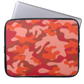 Red Camouflage Laptopschutzhülle (Vorderseite)