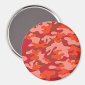 Red Camouflage Magnet (Vorderseite/Rückseite)