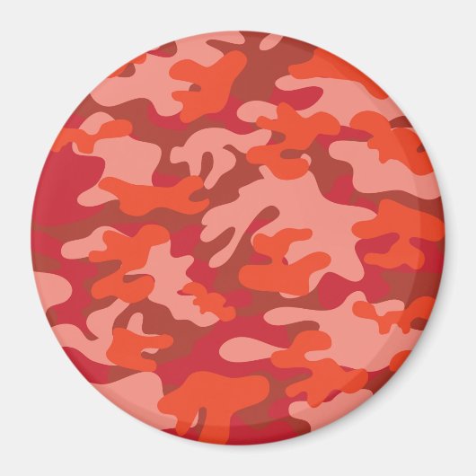Red Camouflage Magnet (Vorne)