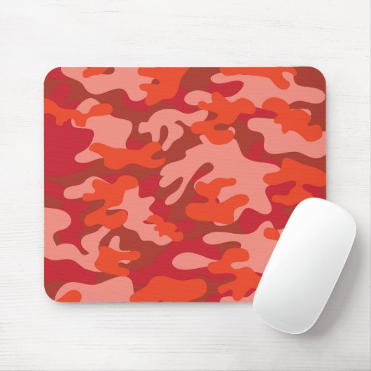 Red Camouflage Mousepad (Mit Mouse)