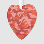 Red Camouflage Ornament (Vorderseite)