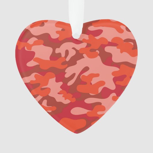 Red Camouflage Ornament (Vorderseite)