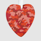 Red Camouflage Ornament (Vorderseite)