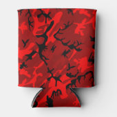 Red Camouflage Pattern Dosenkühler (Vorderseite)