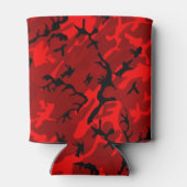 Red Camouflage Pattern Dosenkühler (Rückseite)
