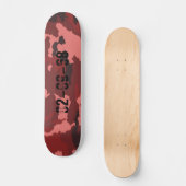 Red camouflage pattern skateboard (Vorderseite)