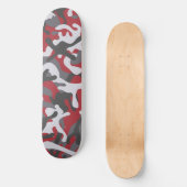 Red Camouflage Skateboard | Camouflage Skateboard (Vorderseite)