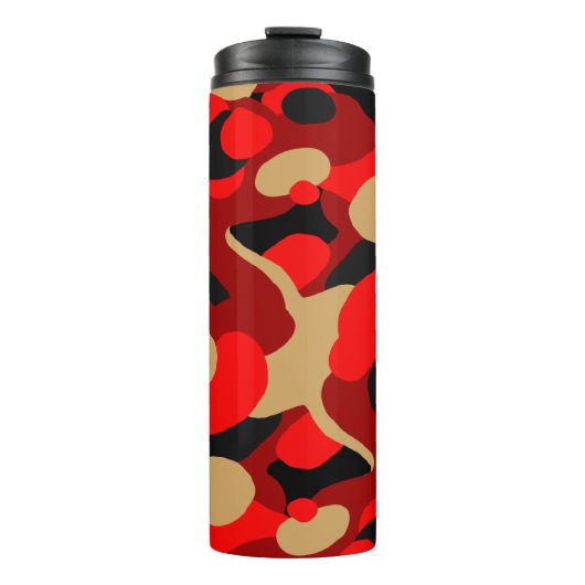 Red Camouflage Thermosbecher (Vorderseite)