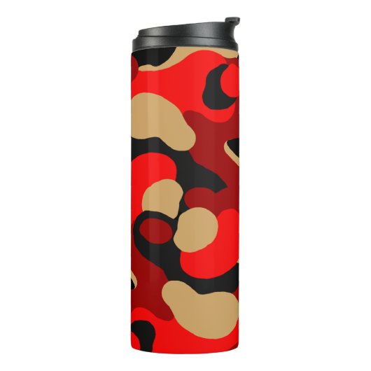 Red Camouflage Thermosbecher (Nach links gedreht)