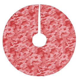 Red Camouflage - Weihnachtsbaumrock Polyester Weihnachtsbaumdecke