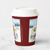 Red Camp Chic Paper Cup Pappbecher (Links)