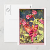 Red Campion Fairy Postkarte (Vorne/Hinten)