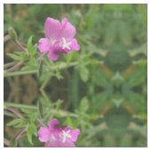 Red Campion Gemusterte Blumenfabrik Stoff (Nahaufnahme)