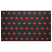 Red Canada leaf - Black Stoff (Fat Quarter (45,7 x 55,9 cm))
