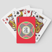 Red Canasta/Mahj Spielkarten (Rückseite)