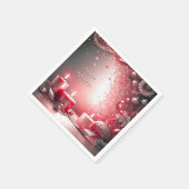 Red Candles Decorative Christmas Holiday Napkin Serviette (Ecke)