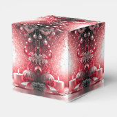 Red Candles Dekorative Weihnachtsfeiertage Gefalle Geschenkschachtel (Rückseite)