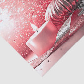 Red Candles Weihnachts-Weihnachtsartikel Seidenpapier (Detail)