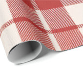 Red Candy Cane Geschenkpapier (Rolleneckpunkt)