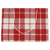 Red Candy Cane Große Geschenktüte (Vorderseite)