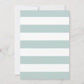 Red Candy Cane Stripes Moderne Foto Holiday Card Einladung (Rückseite)