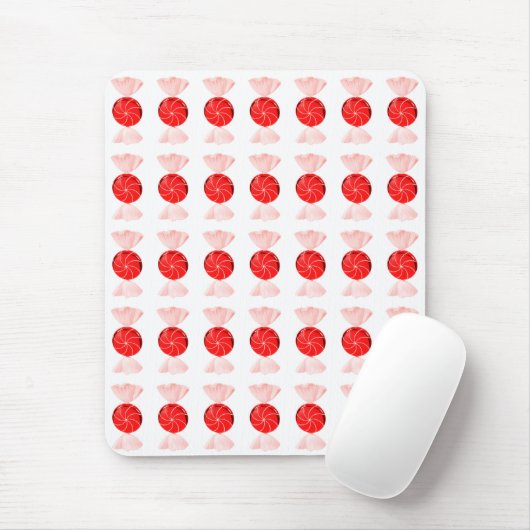 Red Candy Mouse Pad Mousepad (Mit Mouse)