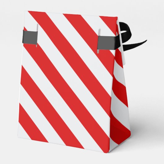 Red Candy Stripe Geschenkschachtel (Rückseite)