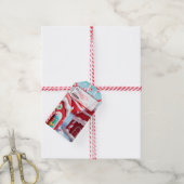 Red Candyland House/Gift Tag Geschenkanhänger (Mit Garn)
