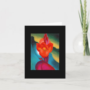 Red Canna, Georgia O'Keeffe, Fine Art Karte
