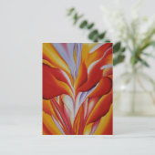 Red Canna Postkarte (Stehend Vorderseite)