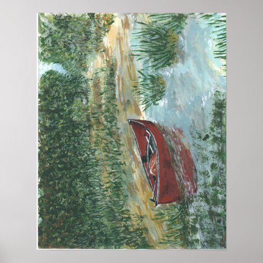 Red Canoe Poster (Vorne)