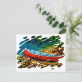 RED CANOE POSTKARTE (Stehend Vorderseite)