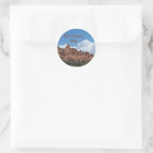 Red Canyon, Utah Template Souvenir Runder Aufkleber (Tasche)