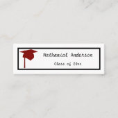 Red Cap - Name des Abschlusses Karten einfügen (Vorderseite)