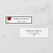 Red Cap - Name des Abschlusses Karten einfügen (Vorne/Hinten)