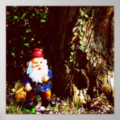 Red Capped Gnome Poster (Vorne)