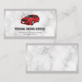 Red Car | Fahrdienstleistungen Visitenkarte (Vorne/Hinten)