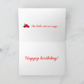 Red Car Karte (Innenseite)