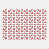 Red Car mit Weihnachtsgeschenkpapier Geschenkpapier Set (Vorderseite 3)